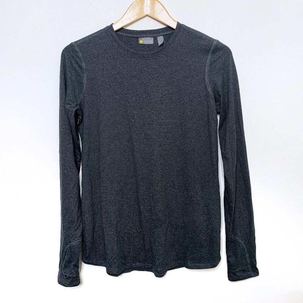 Zella - Gray Long Sleeve Shirt - Picture 1 of 4